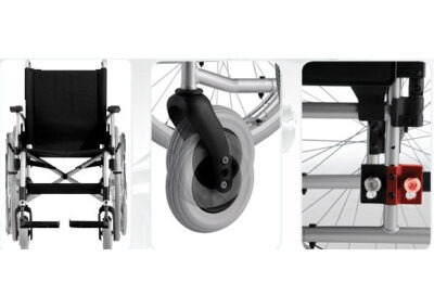 Wózek inwalidzki standardowy dla seniora Meyra Budget